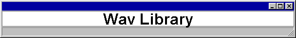 Wav Library